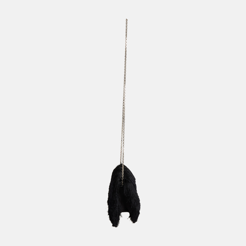 Super Flea Market+Roger Vivier+Fringe black bag+Toni Garrn2